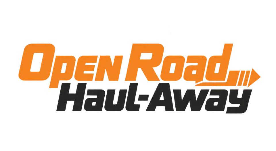 Open Road Haul-Away wordmark logo idea: The stacked name gives “Open Road Haul-Away” a compact, easy-to-scan shape without adding an icon.