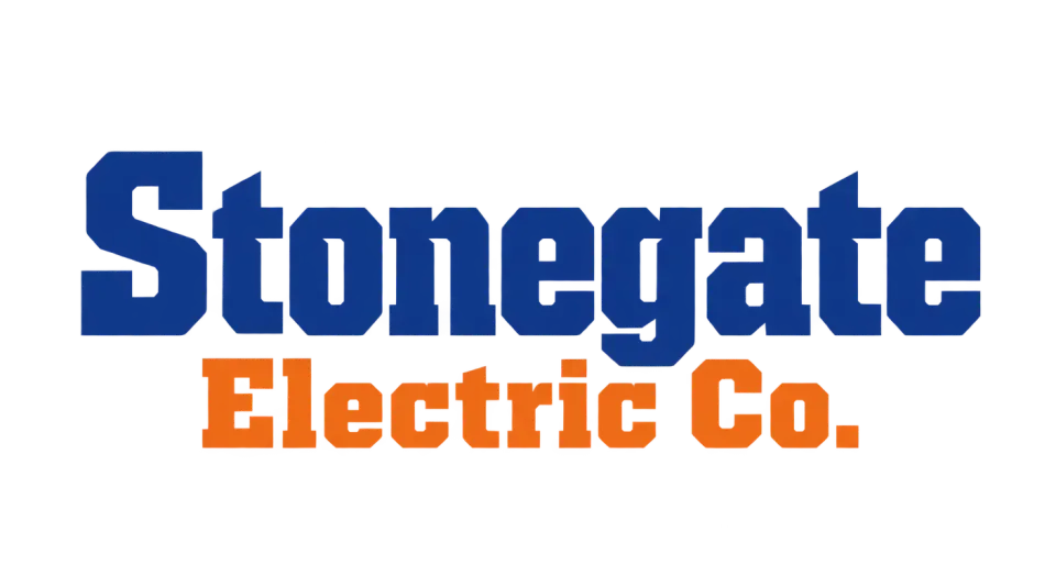 Stonegate Electric Co. wordmark logo idea: Bold slab lettering gives Stonegate Electric Co. the solid, dependable presence of a name built to last.
