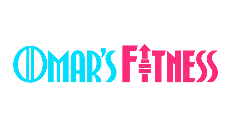 Omar's Fitness wordmark logo idea: The change in letter weight gives Omar’s Fitness a subtle sense of energy while the single line keeps the name straightforward.