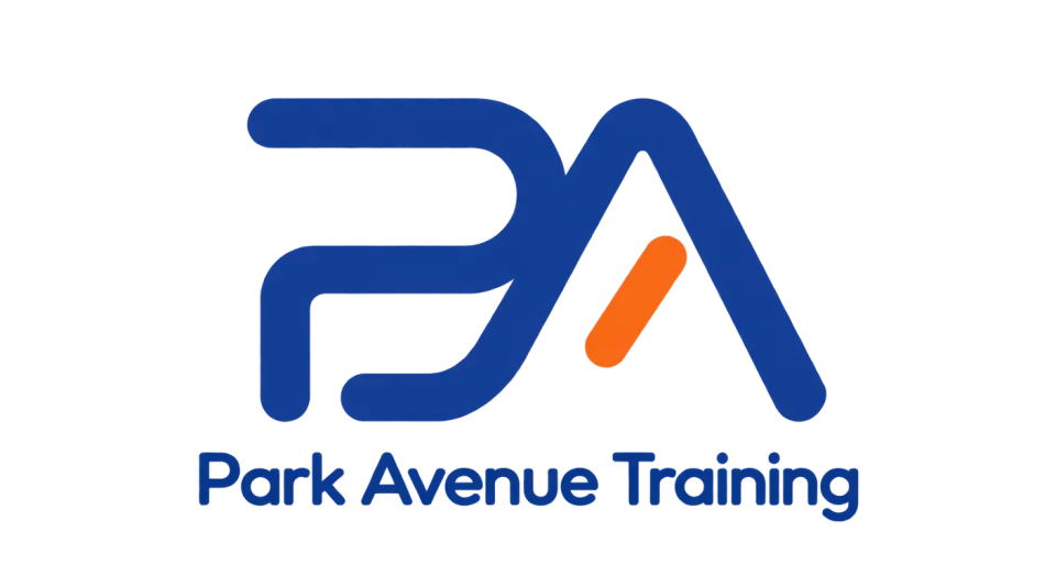 Park Avenue Training lettermark logo idea: The shared line makes the initials feel connected and approachable while keeping PA clear enough to stand alone.