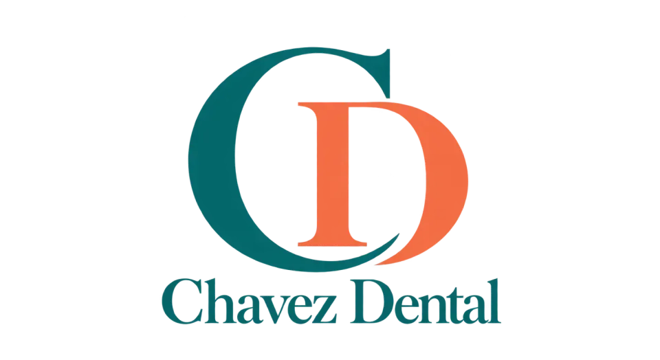 Chavez Dental lettermark logo idea: An open C framing the D gives Chavez Dental a distinctive, typography-led mark that still reads clearly on its own.