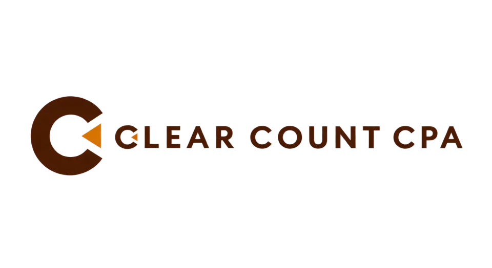 Clear Count CPA wordmark logo idea: An open C with a single count mark gives Clear Count CPA a compact, distinctive sign that stays recognizable at favicon size.