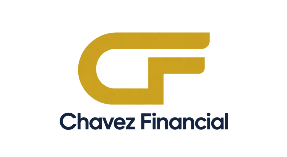 Chavez Financial lettermark logo idea: A compact CF monogram gives Chavez Financial a sturdy, easy-to-recognize mark for small applications.