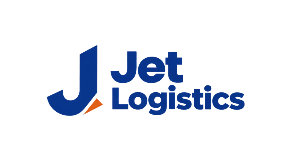 Jet Logistics combination mark logo idea: A sturdy J with a forward-pointing finish gives Jet Logistics a clear, compact mark that suggests dependable movement.