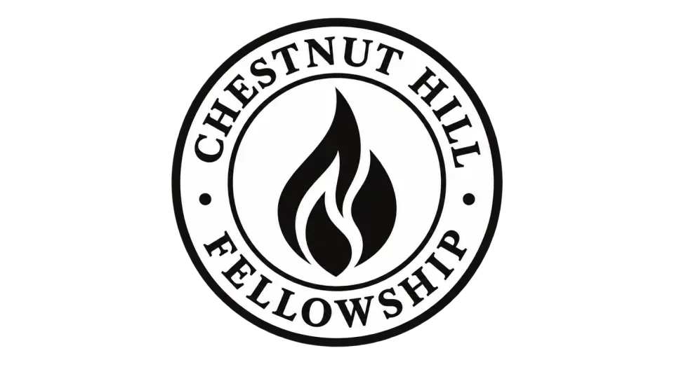 Chestnut Hill Fellowship emblem logo idea: The church’s name circles a single flame, giving the badge a welcoming, familiar feel.