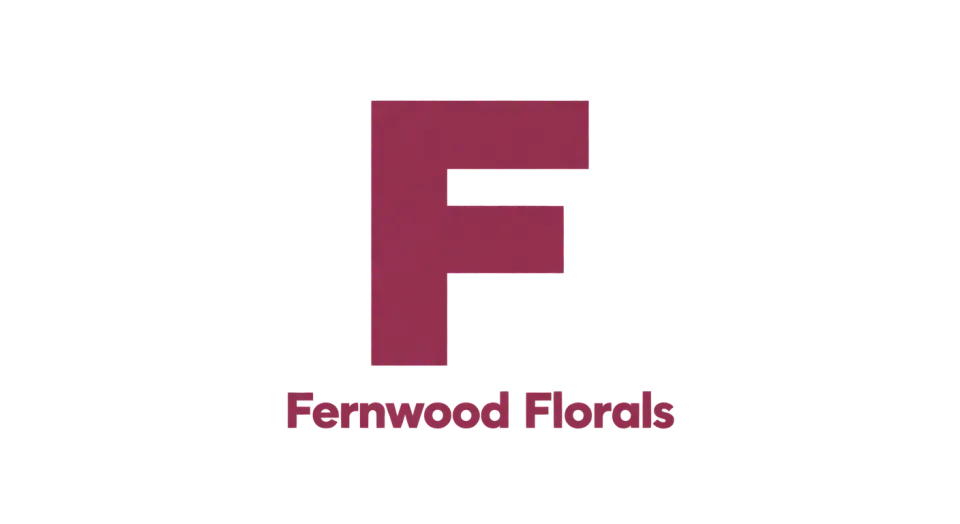 Fernwood Florals lettermark logo idea: A broad, squared-off F gives Fernwood Florals a practical workwear feel while keeping the letter recognizable on its own.